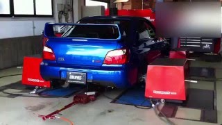 IMPREZA WRX STI power check by DynaPack [upl. by Loma]