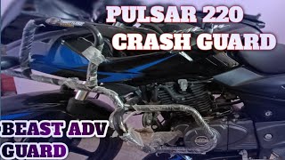 Pulsar 220180f Crash Guard Installation  Throttlerz pitstop [upl. by Magna]