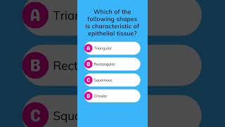 Which of the following shapes is characteristic of epithelial tissue [upl. by Wong853]