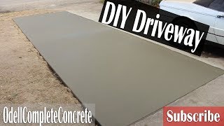 How to pour a Concrete Driveway Addition For Beginners DIY [upl. by Miranda]