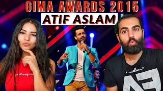 🇵🇰 HIS FIRST TIME LISTENING TO ATIF ASLAM  Heart Touching Performance Live at GIMA Awards 2015 ❤️ [upl. by Ahsilram]