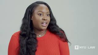 Talia Scott 24 on participating in NYU Laws Entrepreneurship clinic [upl. by Romeon]