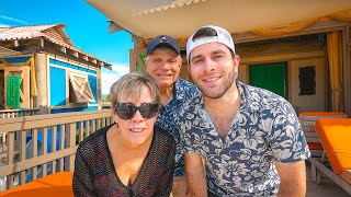 Trying Disneys Castaway Cay Family Cabanas Tour amp Review Disney Wish 2024 [upl. by Shue]