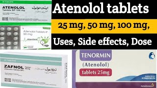 Atenolol tablet 25 mg 50 mg 100 mg tenormin tablet uses in Hindi hypertension treatment in Hindi [upl. by Bonina]