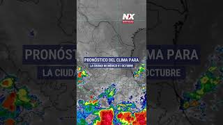 Pronóstico del clima 01 de Octubre para la Ciudad de México clima pronostico cdmx temperatura [upl. by Zachariah599]