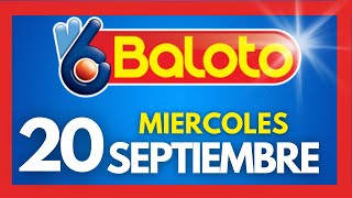 Resultados del BALOTO REVANCHA del MIERCOLES 20 de septiembre de 2023 [upl. by Tami]