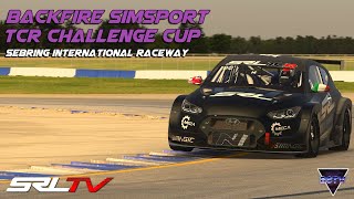 Backfire Simsport TCR Challenge Round 1  Sebring International [upl. by Walley]