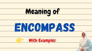 Daily vocabulary  Encompass Meaning  Vocabgram [upl. by Anoid281]