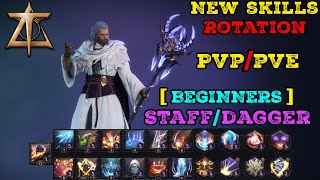 Quick Guide  Throne And Liberty Mage Build  StaffDagger  Skills Rotation [upl. by Byrom396]