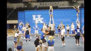 University of Kentucky Cheer Practice [upl. by Eckardt]