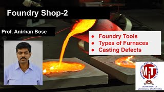 Foundry Shop2 Foundry Tools Types of Furnaces Casting Defects [upl. by Josefina838]