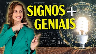 5 SIGNOS mais GENIAIS pela Astrologia [upl. by Phyllys]