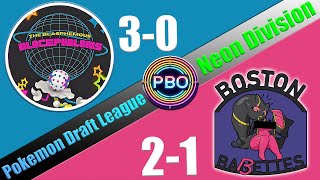 Pokémon Draft League  Boston Babettes VS Blasphemous Blacephalons  S6 W4 Neon Div [upl. by Khosrow]