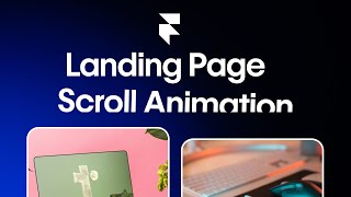 Framer Landing Page Animation Tutorial Text Scroll and Infinite Horizontal Loop Animation [upl. by Herminia]