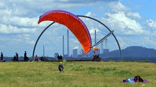 Paragliding Attraktion im Revier  Halde Hoheward [upl. by Britte101]