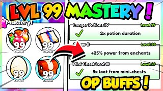 FINALLY GETTING LVL 99 MASTERY in PET SIMULATOR 99 Roblox [upl. by Savina]