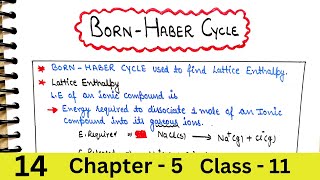 Born Haber Cycle  Lattice Enthalpy Thermodynamics [upl. by Alroi172]