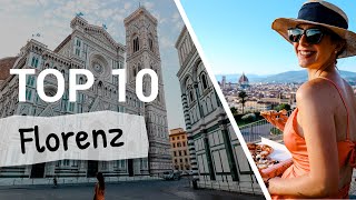 FLORENZ  TOP 10 Sehenswürdigkeiten amp Tipps für einen Städtetrip in die Toskana [upl. by Sulihpoeht418]