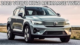 2023 Volvo XC40 Recharge Twin in Sage Green Color [upl. by Heisser]