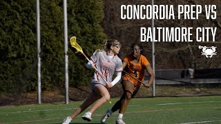 Highlights Concordia Prep vs Baltimore City [upl. by Meris]