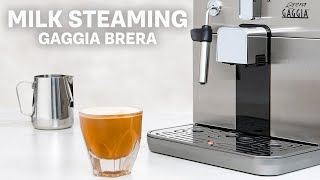 How to Dispense Steam and Hot Water on the Gaggia Brera [upl. by Anner]