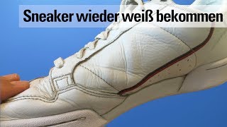 Weiße Schuhe und Sneaker sauber machen [upl. by Saretta909]