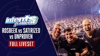 Rosbeek vs Satirized vs Unproven Full Liveset  Intents Festival [upl. by Eerolam]