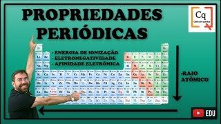 Tabela  Propriedades periódicas [upl. by Zigmund]