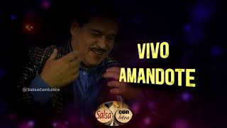 Vivo amandote  Lalo Rodriguezletra Lyric Video Salsa Con Letra HQ [upl. by Aisatsanna]