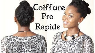 ☆ Coiffure Protectrice Rapide  Cheveux Crépus ☆ [upl. by Elyl]