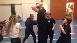 Korte impressie Krav maga DFTZ 21 januari 2018 [upl. by Annorah998]