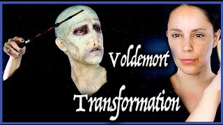 Lord Voldemort makeup transformation  Silvia Quiros [upl. by Ilonka57]