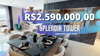 Splendia Tower apartamento alto padrão mobiliado prontinho [upl. by Condon]