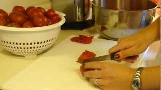 How to Make and Freeze EASY Garden Fresh Tomato Sauce Part 1 [upl. by Oigaib]