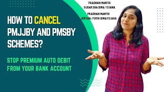 How To Cancel PMJJBY And PMSBY Schemes And Stop Premium Auto Debit From Your Bank Account Tamil [upl. by Lederer]