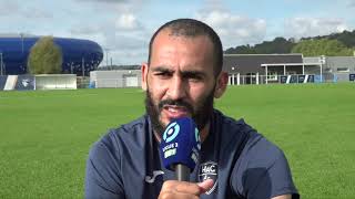 Khalid Boutaïb quotOn sait que ce match tient à cœur à nos supportersquot [upl. by Fernande]