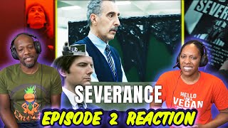 Severance Season 1 Episode 2 Reaction and Review  Half Loop [upl. by Ellenyl]