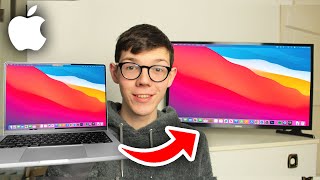 How To Screen Mirror Macbook To TV Wirelessly amp Wired Connect  Full Guide [upl. by Freeland]