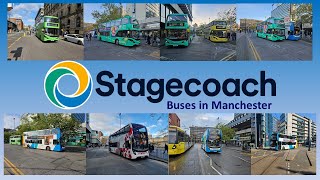 Stagecoach buses in Manchester up to November 2023 [upl. by Onitsuj409]