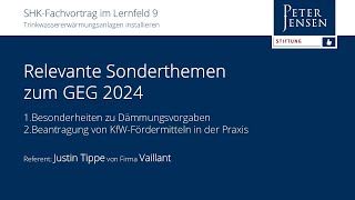 SHKLernfeld 9 mit Vaillant Neuheiten amp Trends 2024 [upl. by Anetsirhc]