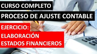 Ejercicio Ajustes y Creación de Estados Financieros [upl. by Orth]