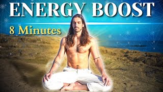 8 Minute ENERGY breathwork routine to start your day I 3 rounds [upl. by Bullough151]