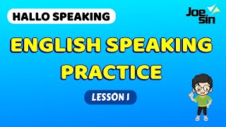 Speaking Practice With Subtitle and Conversation  Lesson 1  Belajar Speaking [upl. by Jowett]