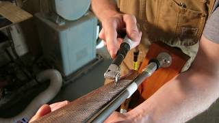 Foreend pattern rifle stock checkering with the Titan power tool [upl. by Monson]