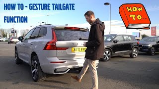 How To Open Your Volvos Boot With Your Foot  Gesture Tailgate Function  Paul Rigby Volvo [upl. by Zachery]