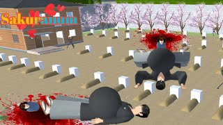 Taiga hamil😧melahirkan di kuburan keramat saat ziarah😲  Sakura school simulator [upl. by Karly898]