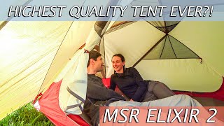 MSR Elixer 1 One Person Backpacking Tent Overview and Set Up [upl. by Attenborough]