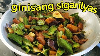 GINISANG SIGARILYAS WITH KALABASA AND PORK [upl. by Rocker363]