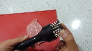 Stainless Steel Professional Meat Needle Tenderizer [upl. by Olathe790]