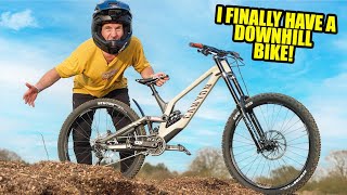 I FINALLY HAVE A DOWNHILL BIKE [upl. by Ilenay]